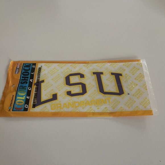 University of Louisiana LSU Tigers Grandparent Car Decal Color Shock USA 6.5 x 3 - Picture 2 of 10